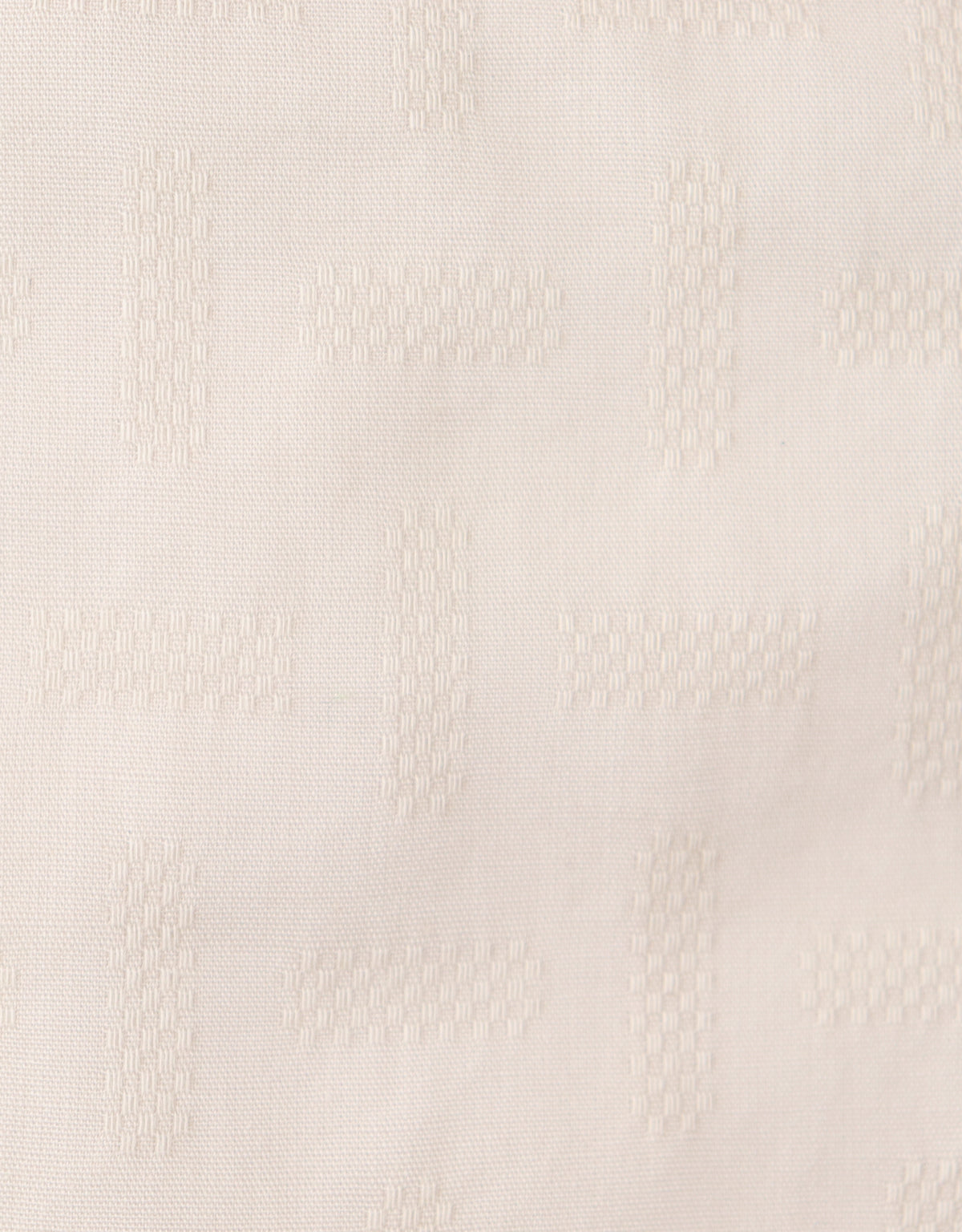 Baby Dot Textured Pattern Extended Collar Band Shirt