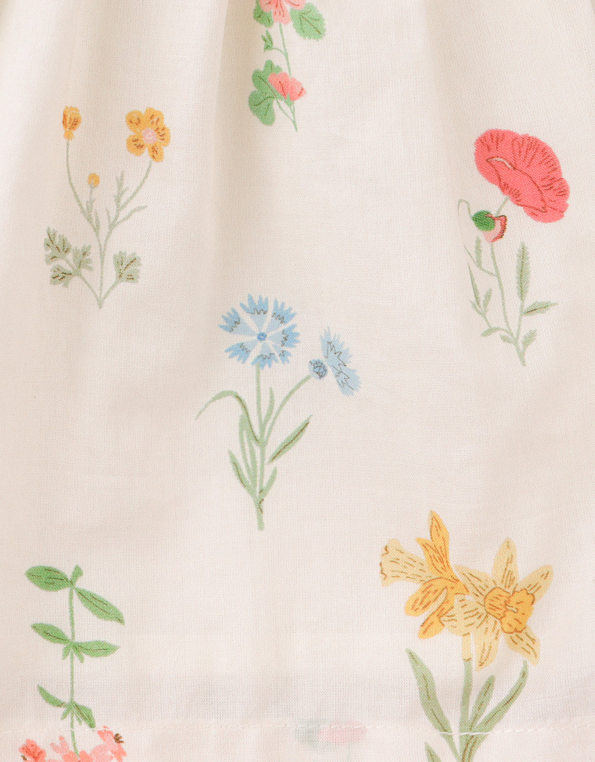 Baby Chisa Dress with Embroidered Petal Ruffle Sleeves