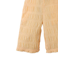 Baby Cocona Checkered Jumpsuit with Embroidery