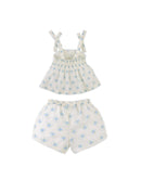Baby Dallas Tunic Blouse & Shorts Set with Scalloped Details