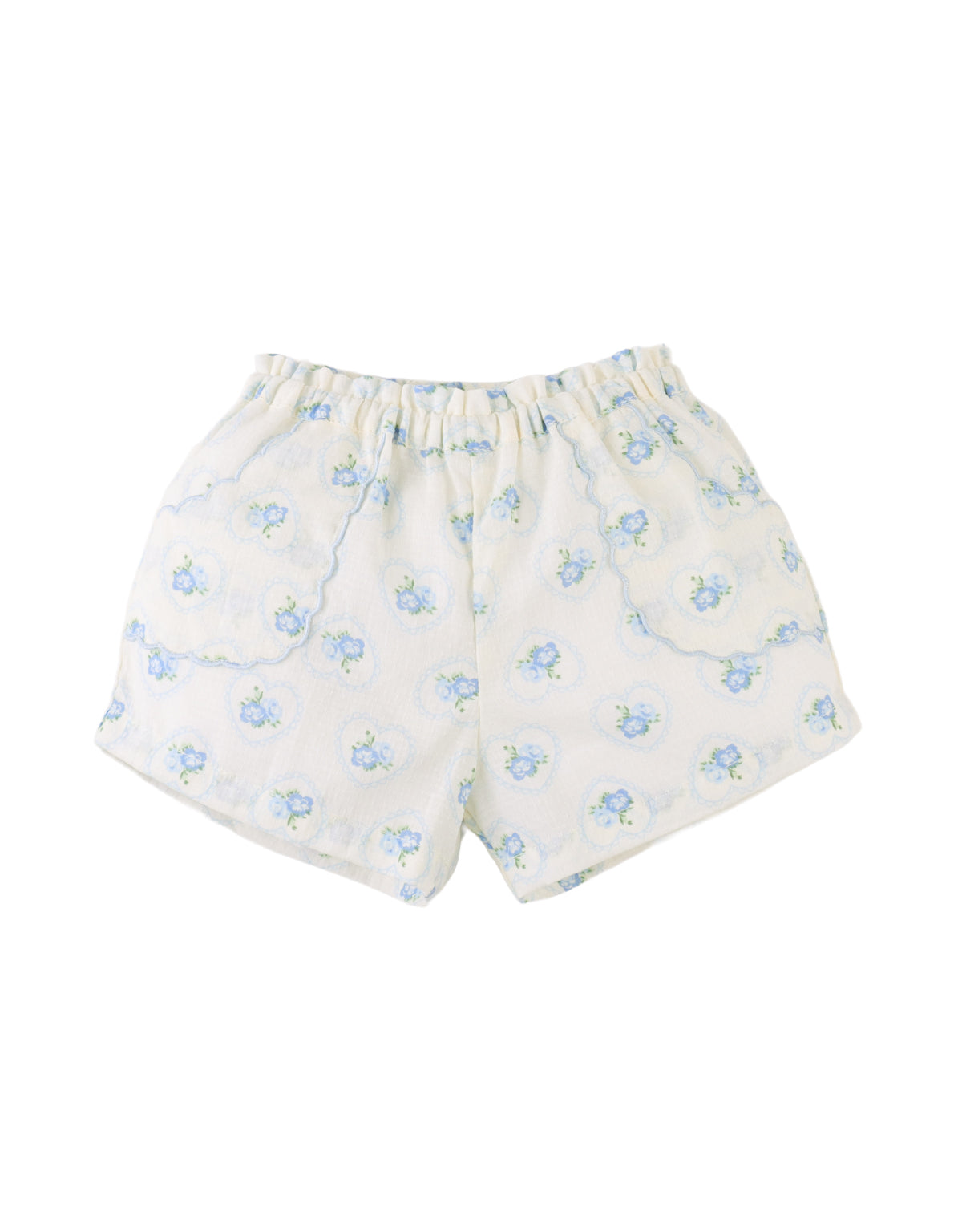 Baby Dallas Tunic Blouse & Shorts Set with Scalloped Details
