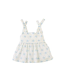 Baby Dallas Tunic Blouse & Shorts Set with Scalloped Details