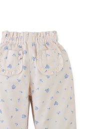 Baby Precious Pincord Pants with Ruffled Pockets (Offwhite)
