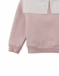 Baby Clarita Pullover with Embroidered Sailor Collar (Pink)