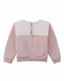Baby Clarita Pullover with Embroidered Sailor Collar (Pink)