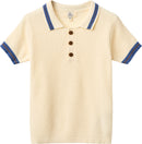 KNITTED PATTERN POLO