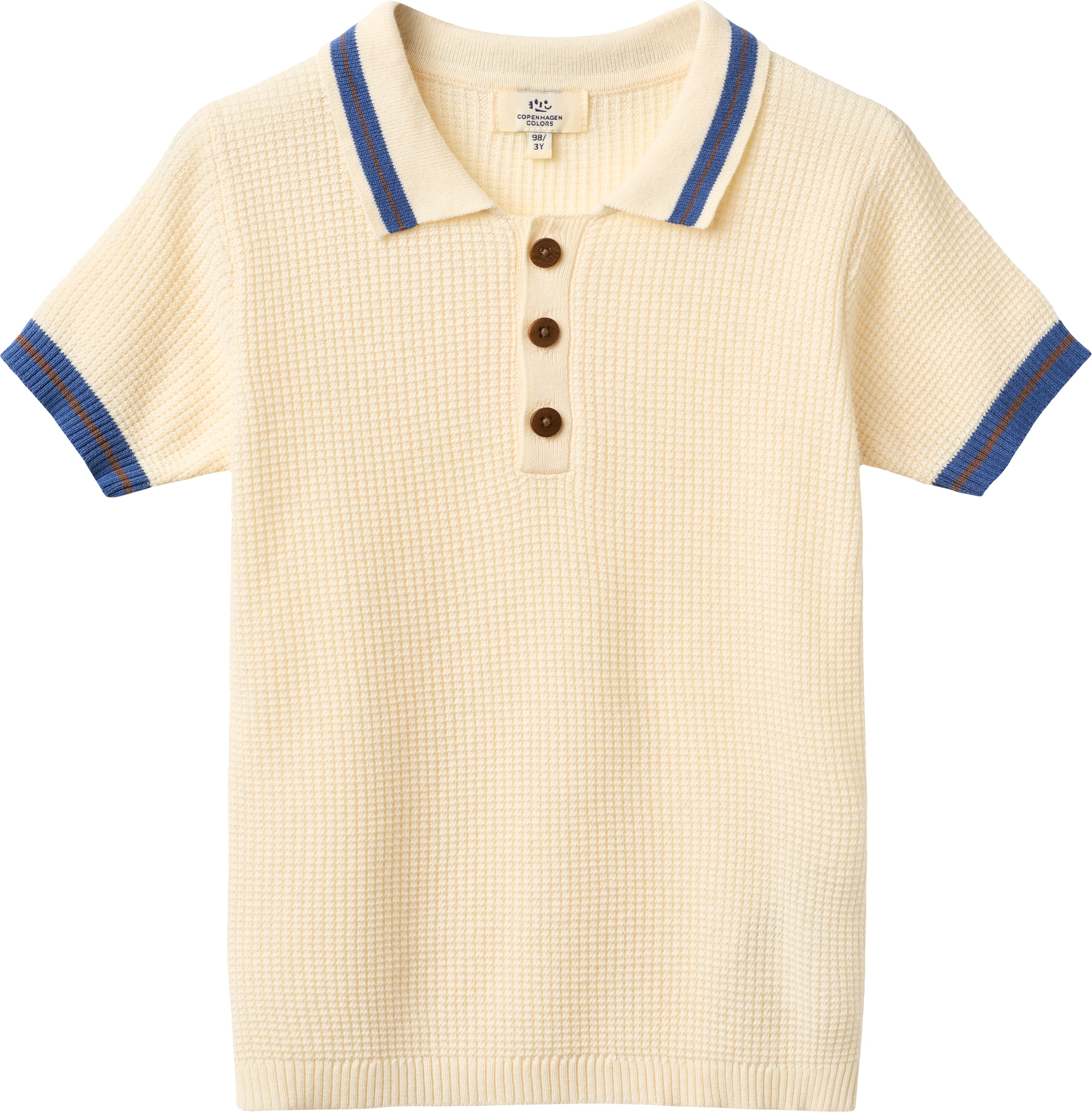 KNITTED PATTERN POLO