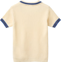 KNITTED PATTERN POLO