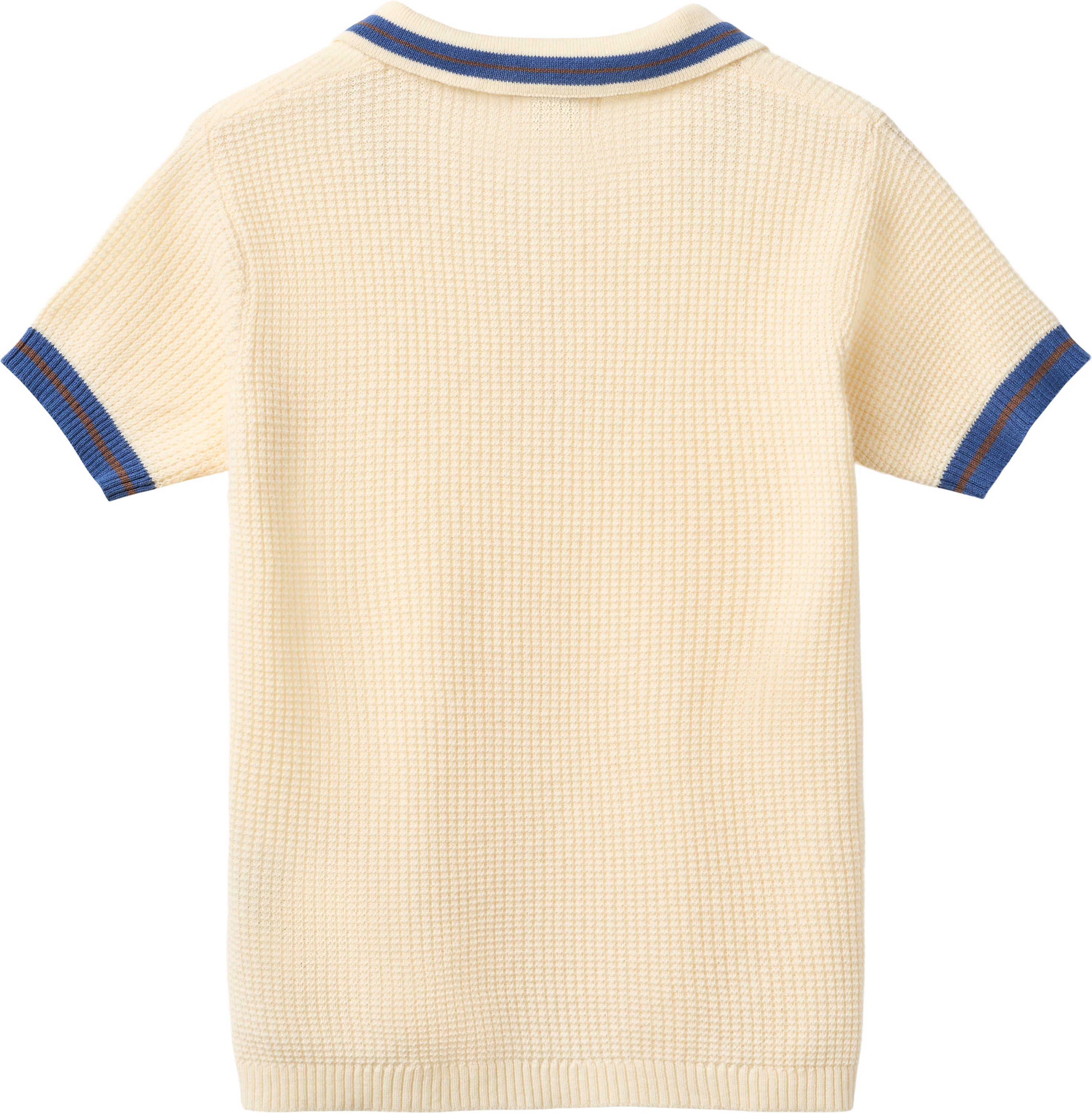 KNITTED PATTERN POLO
