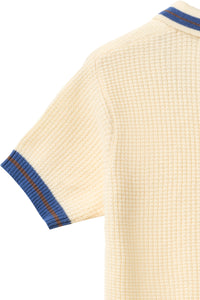 KNITTED PATTERN POLO