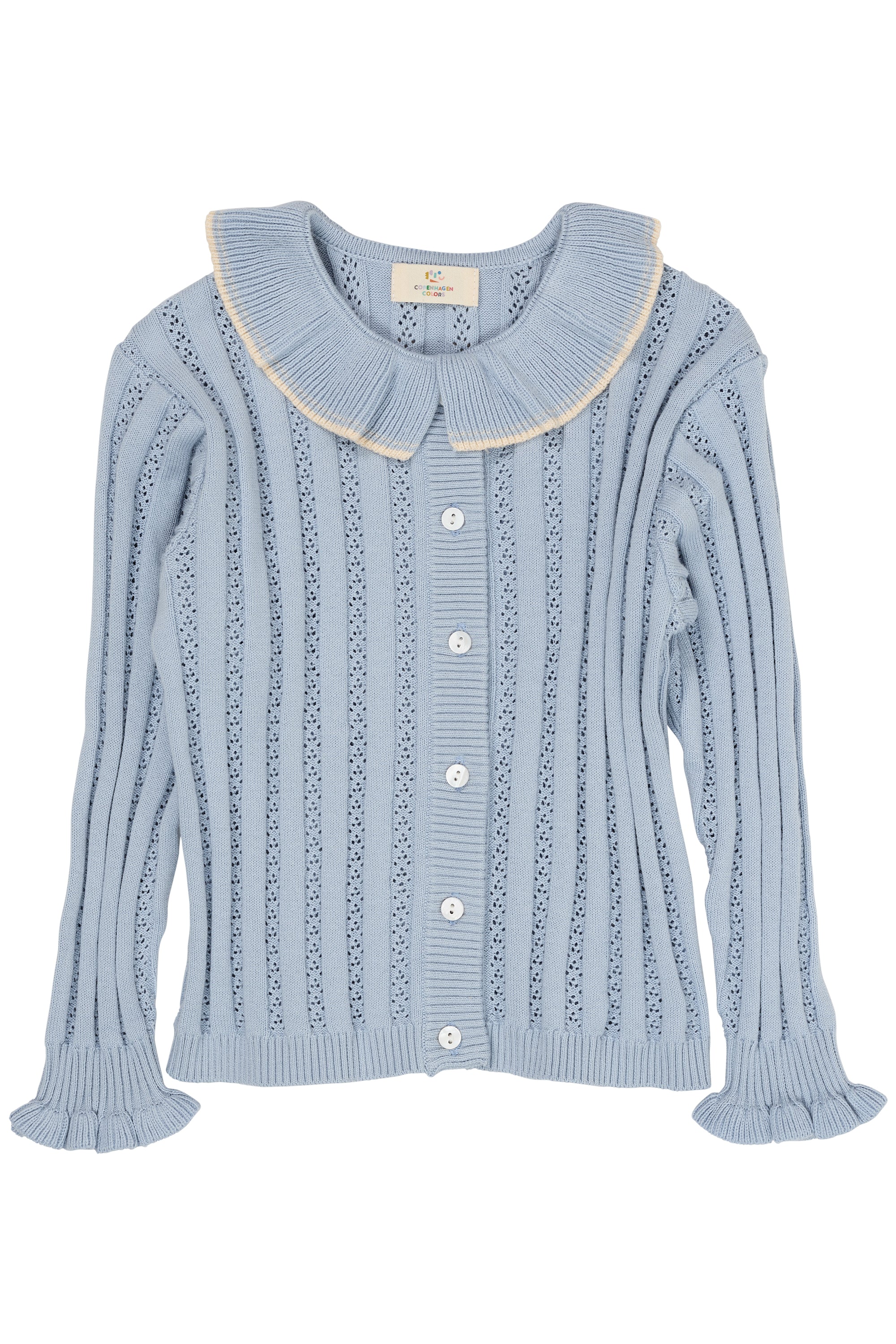 Knitted Pointelle Cardigan
