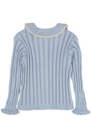 Knitted Pointelle Cardigan