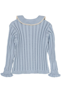 Knitted Pointelle Cardigan