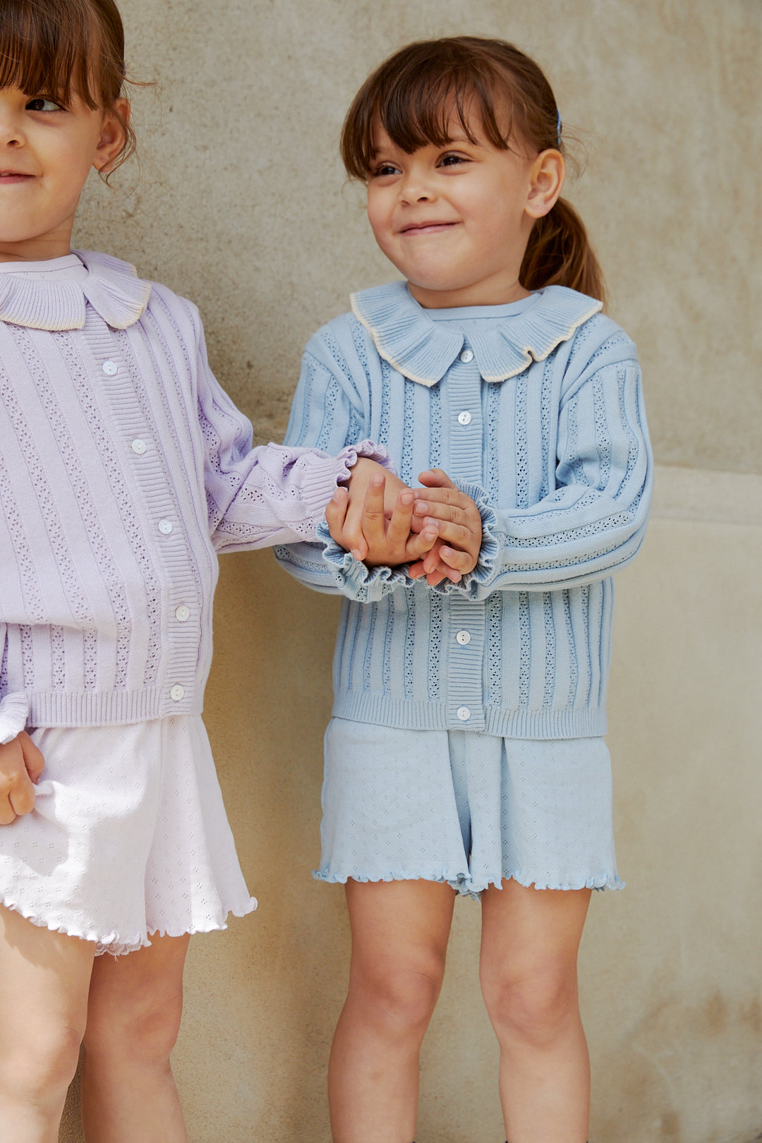 Knitted Pointelle Cardigan