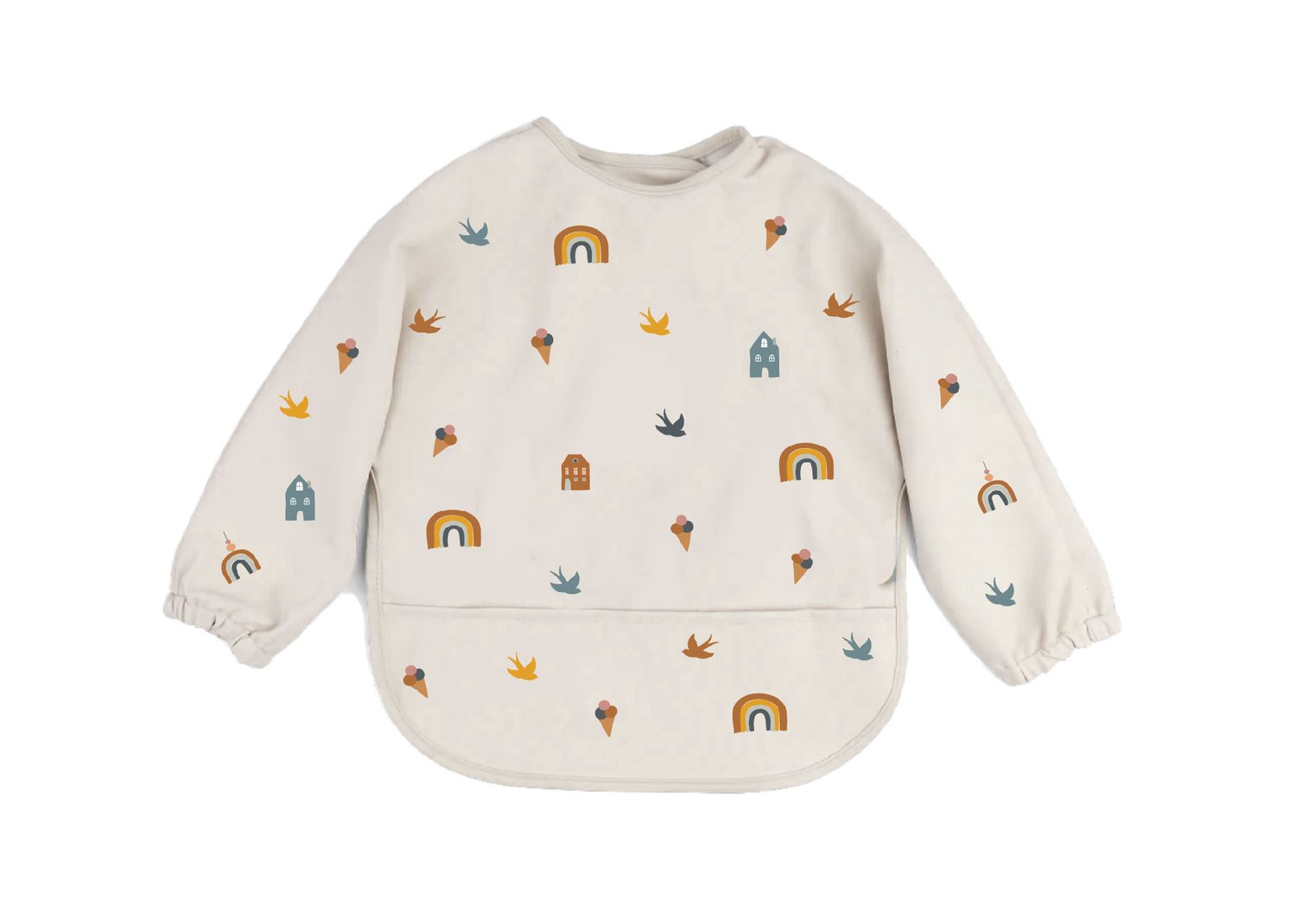 Long Sleeve Bib Rainbow