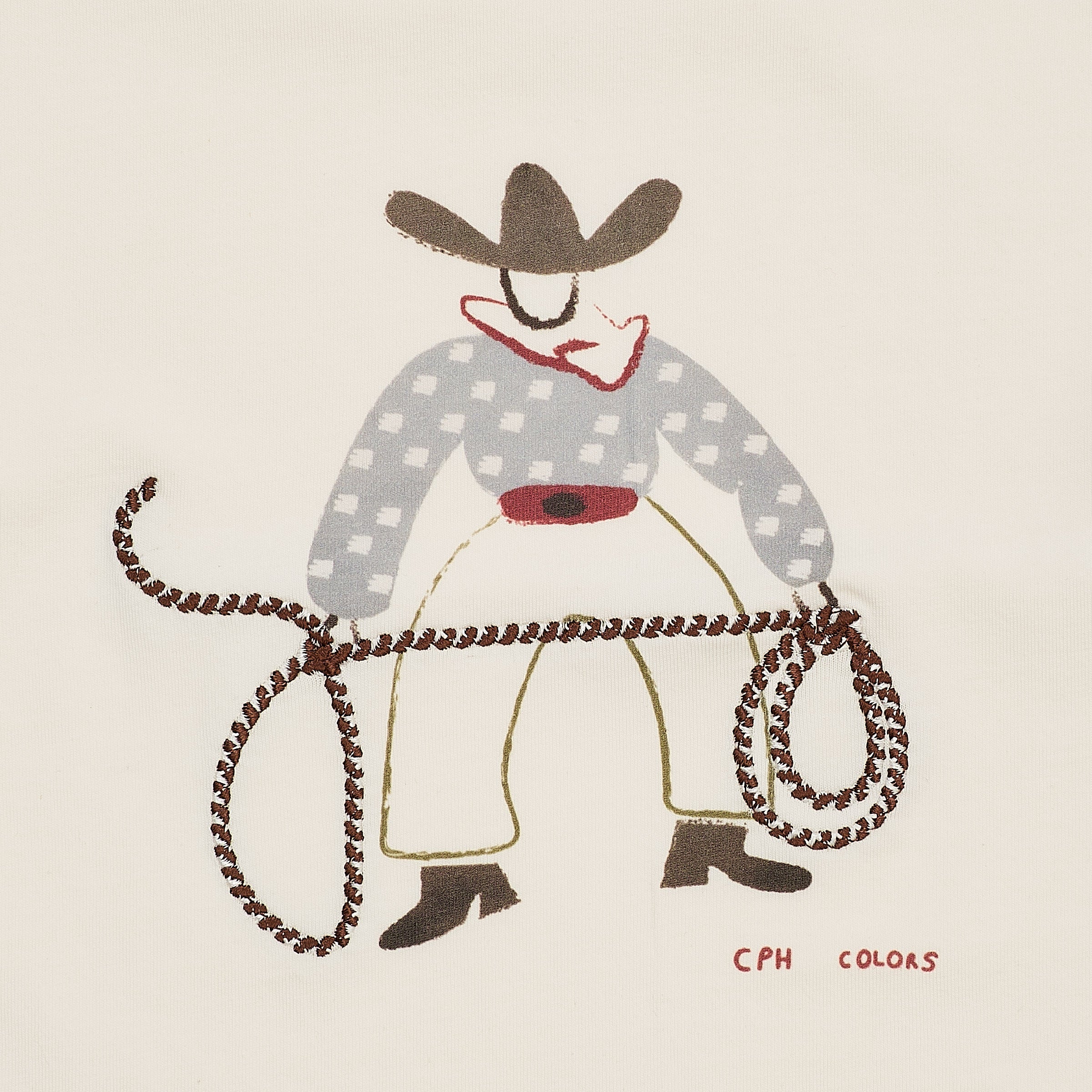 T-shirt with Cowboy Print