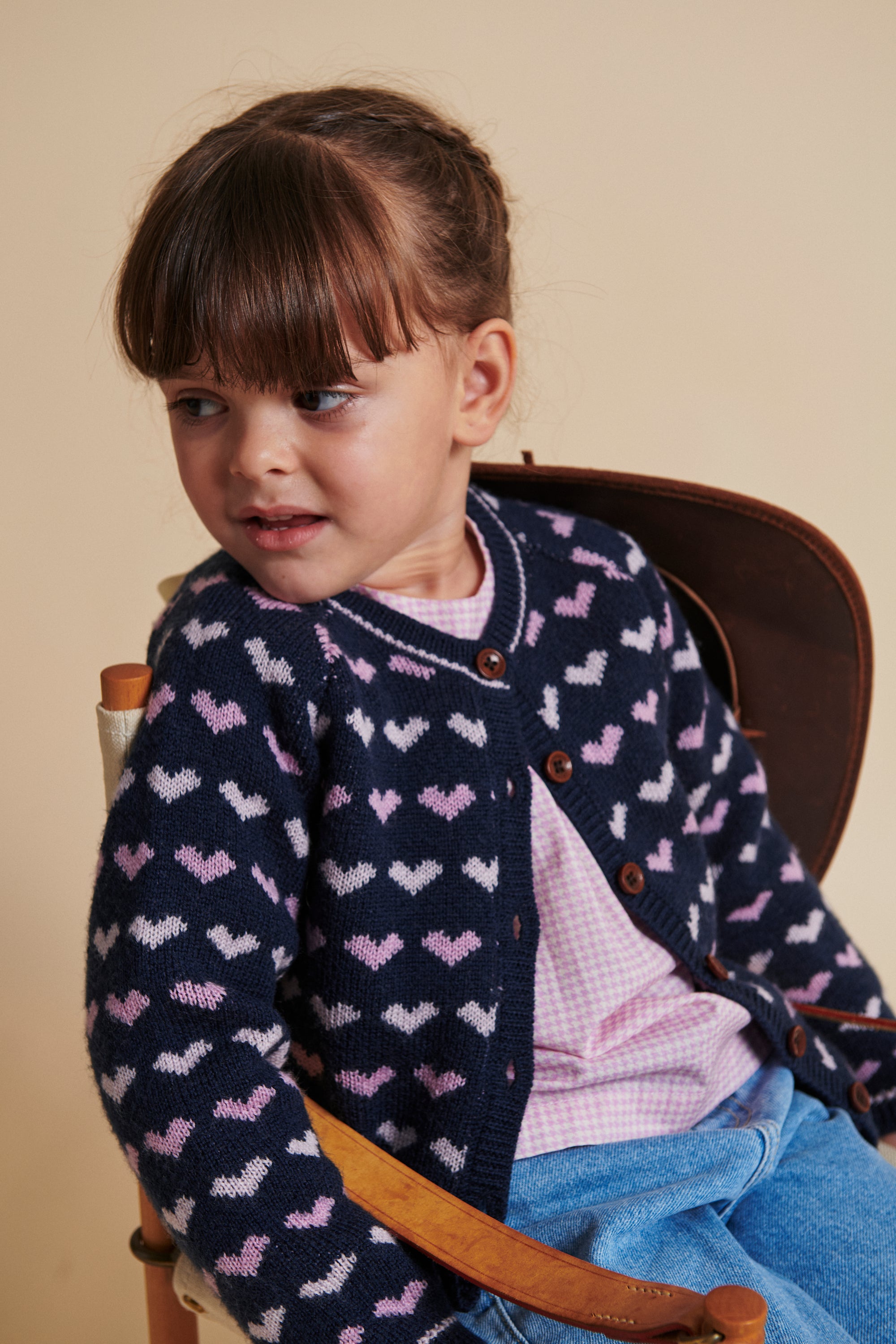 Merino Heart Cardigan