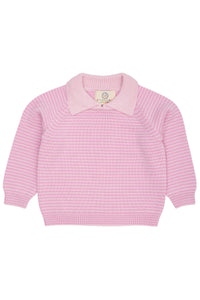 Striped Blouse with Collar