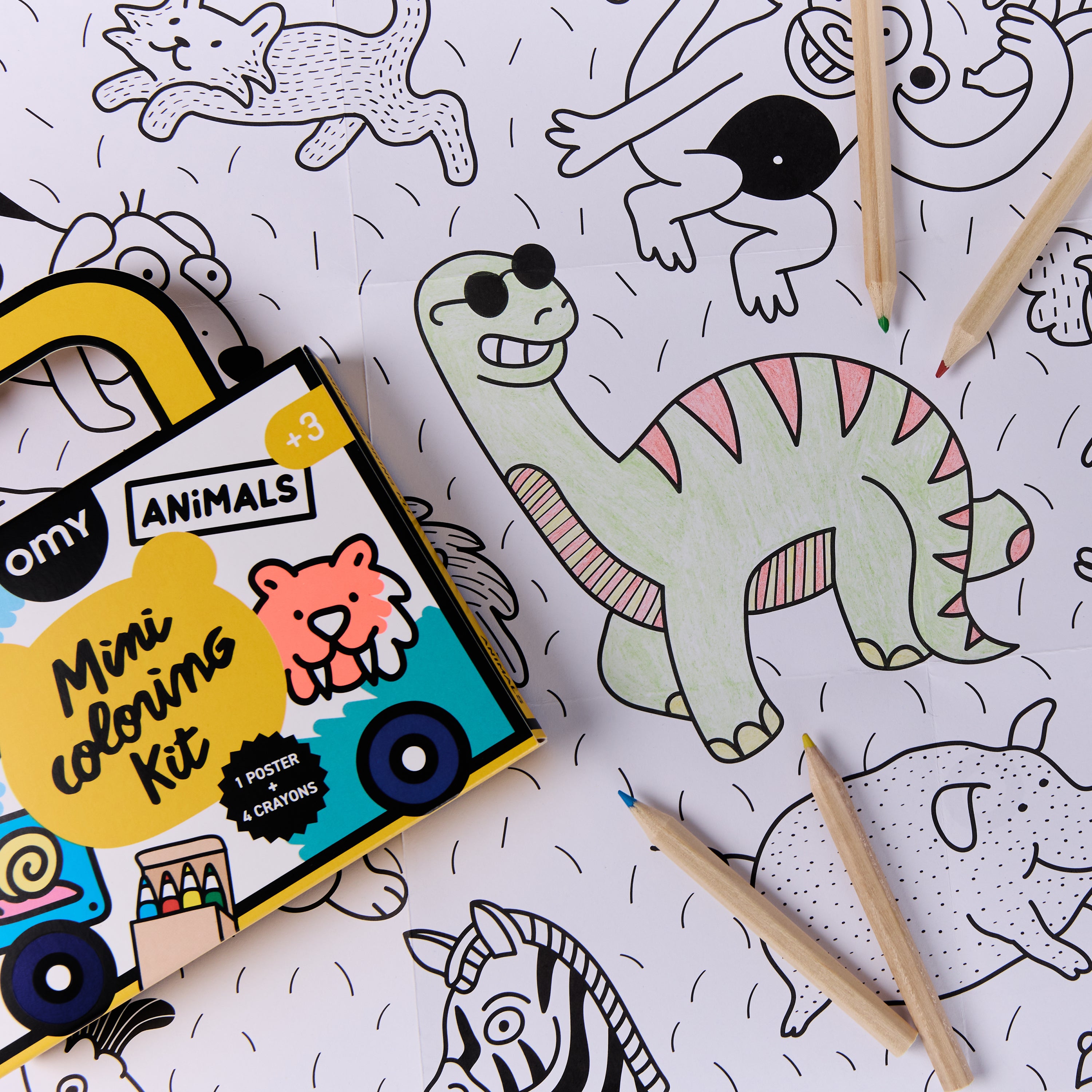 Mini Coloring Kit/Animals