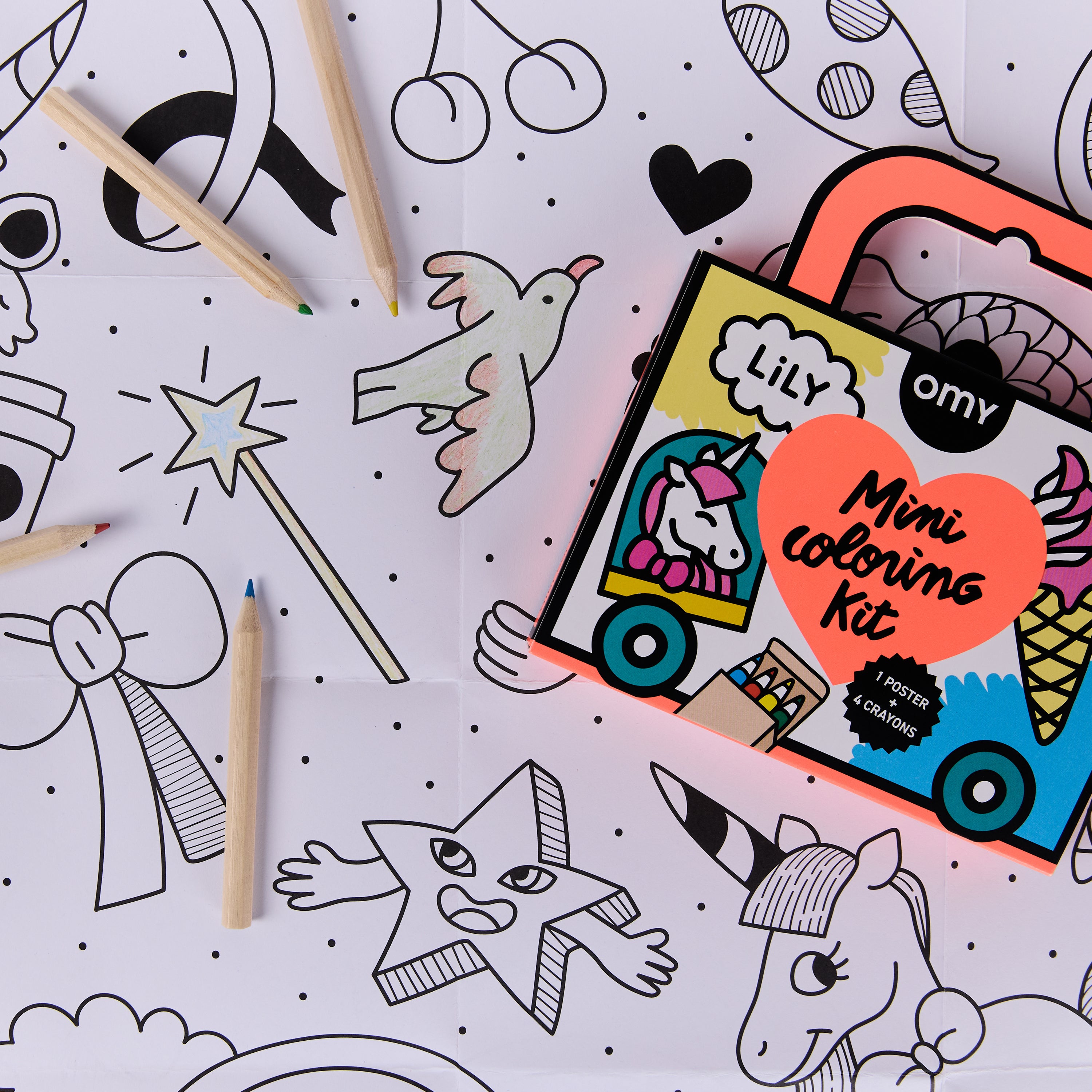 Mini Coloring Kit/Lily