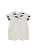 ALLIE SAILOR ROMPER GOTS