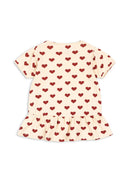 BASIC FRILL TEE GOTS