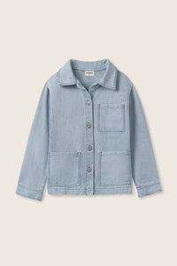 Fine Striped Denim Jacket