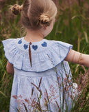 SEERSUCKER DRESS W. HEART