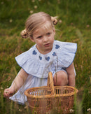 SEERSUCKER DRESS W. HEART