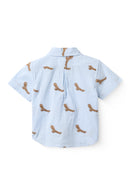 SEERSUCKER SHIRT W. EMB