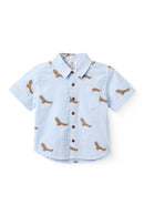 SEERSUCKER SHIRT W. EMB
