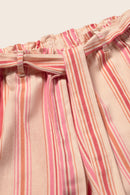 Striped Cotton Pants