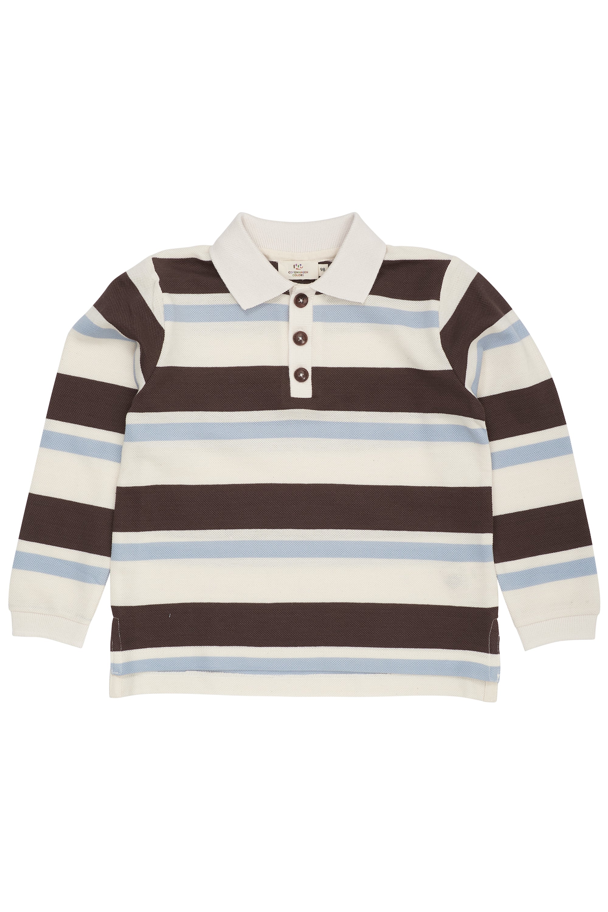 Striped Pique Polo