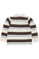 Striped Pique Polo