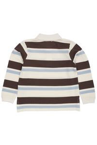 Striped Pique Polo