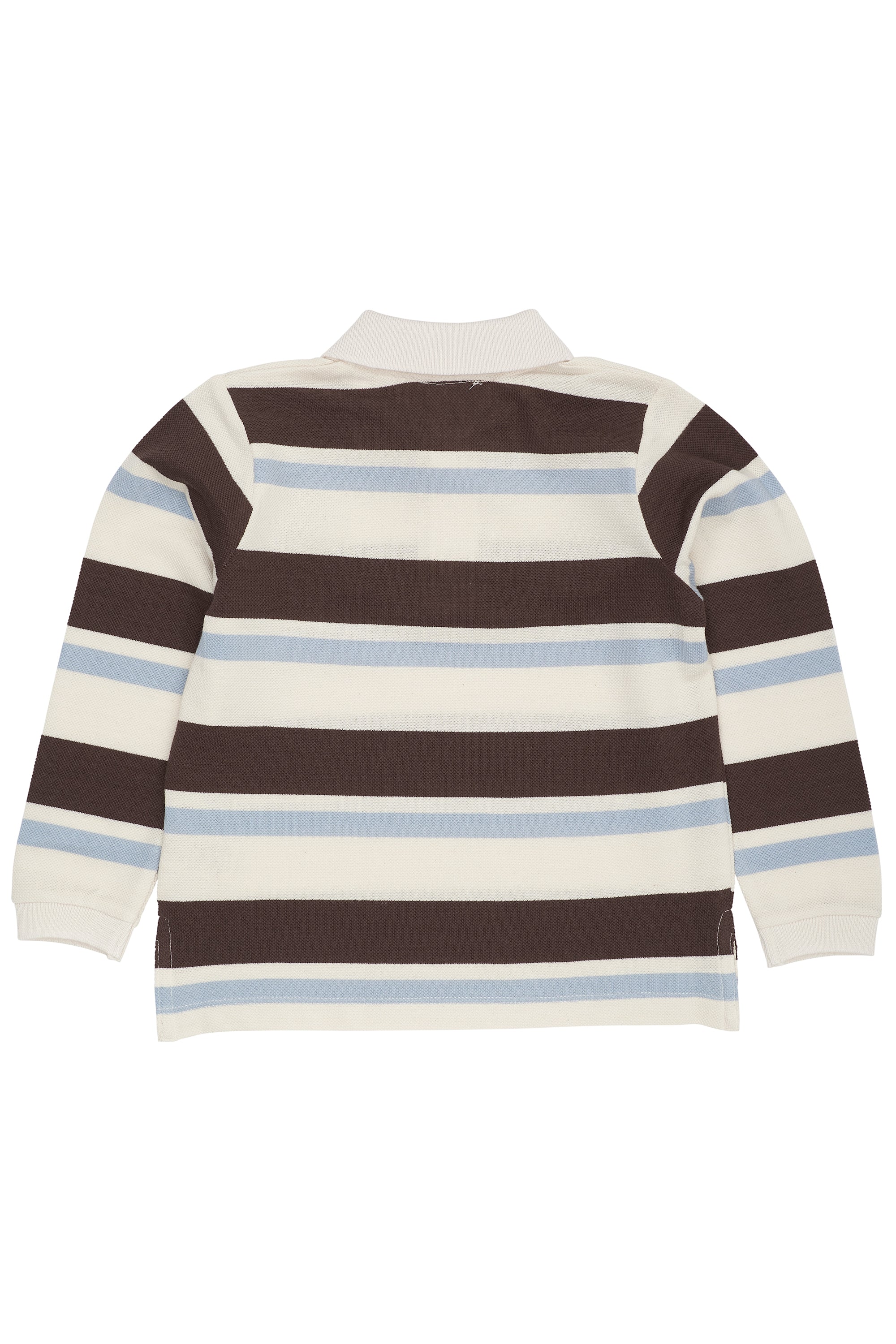 Striped Pique Polo