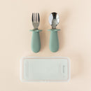 Baby Spoon & Fork Set (Sage)