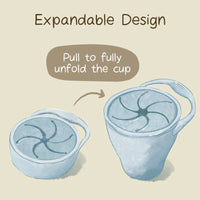Silicone Snack Cup (Blush)