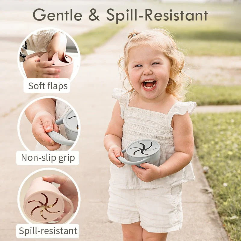 Silicone Snack Cup (Blush)