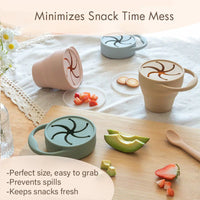 Silicone Snack Cup (Blush)