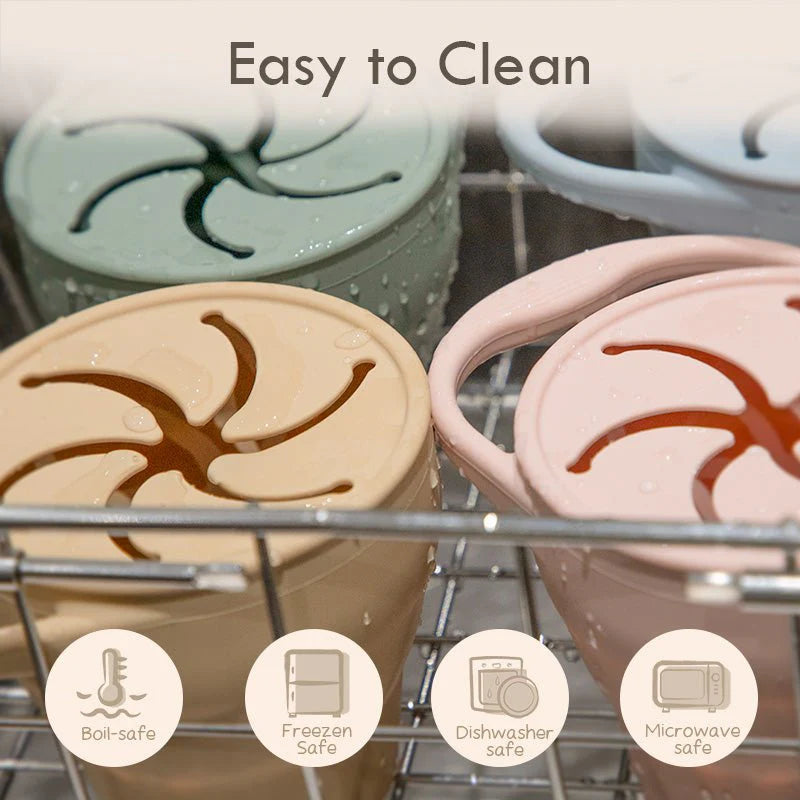 Silicone Snack Cup (Blush)