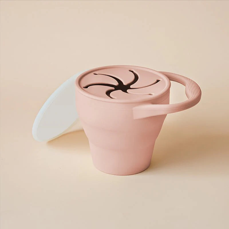 Silicone Snack Cup (Blush)