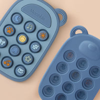 Patterned Silicone Phone Press Toy (Skyline)
