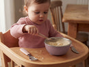 Stainless Steel Silicone Suction Bowl (Muted/Soft Lilac)
