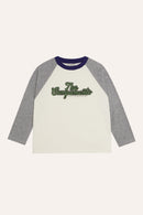 The Campamento Color Block Grey Tshirt