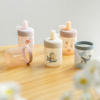 Silicone Training Cup With Straws (Mermaid Bloom)
