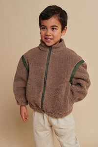 Teddy Jacket/Natural Green