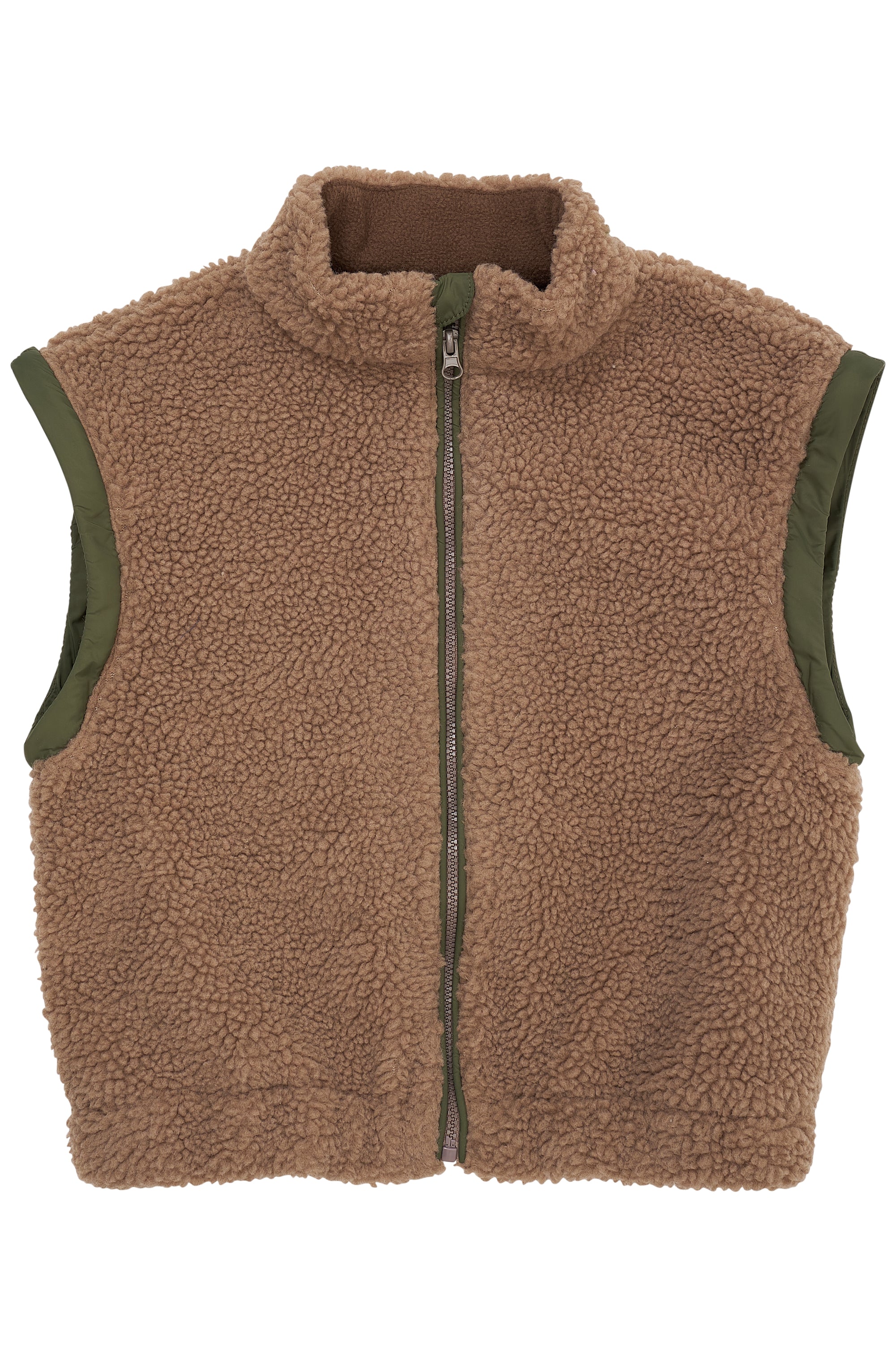 Teddy Jacket/Natural Green