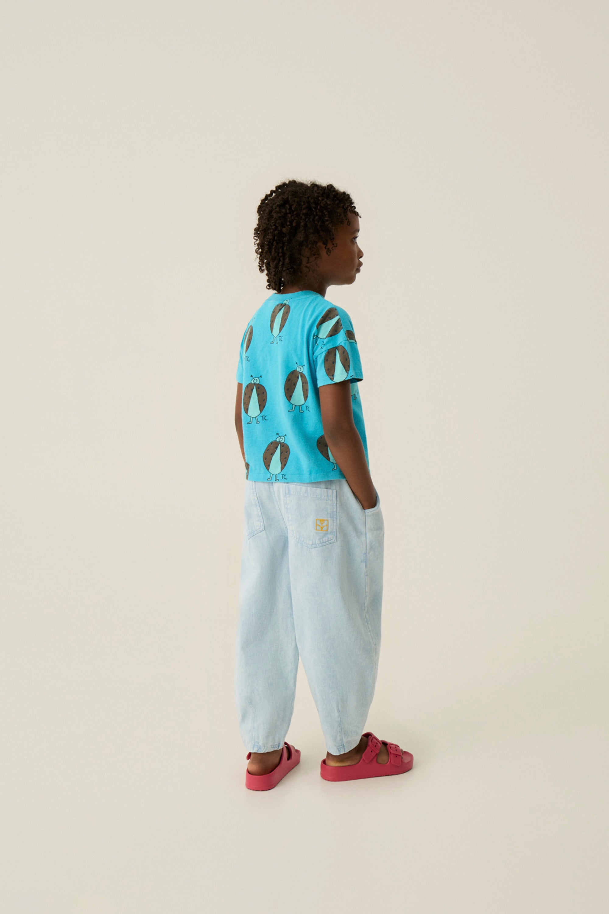 Ladybug Allover Blue Tshirt