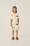 Drawings Ecru Shorts